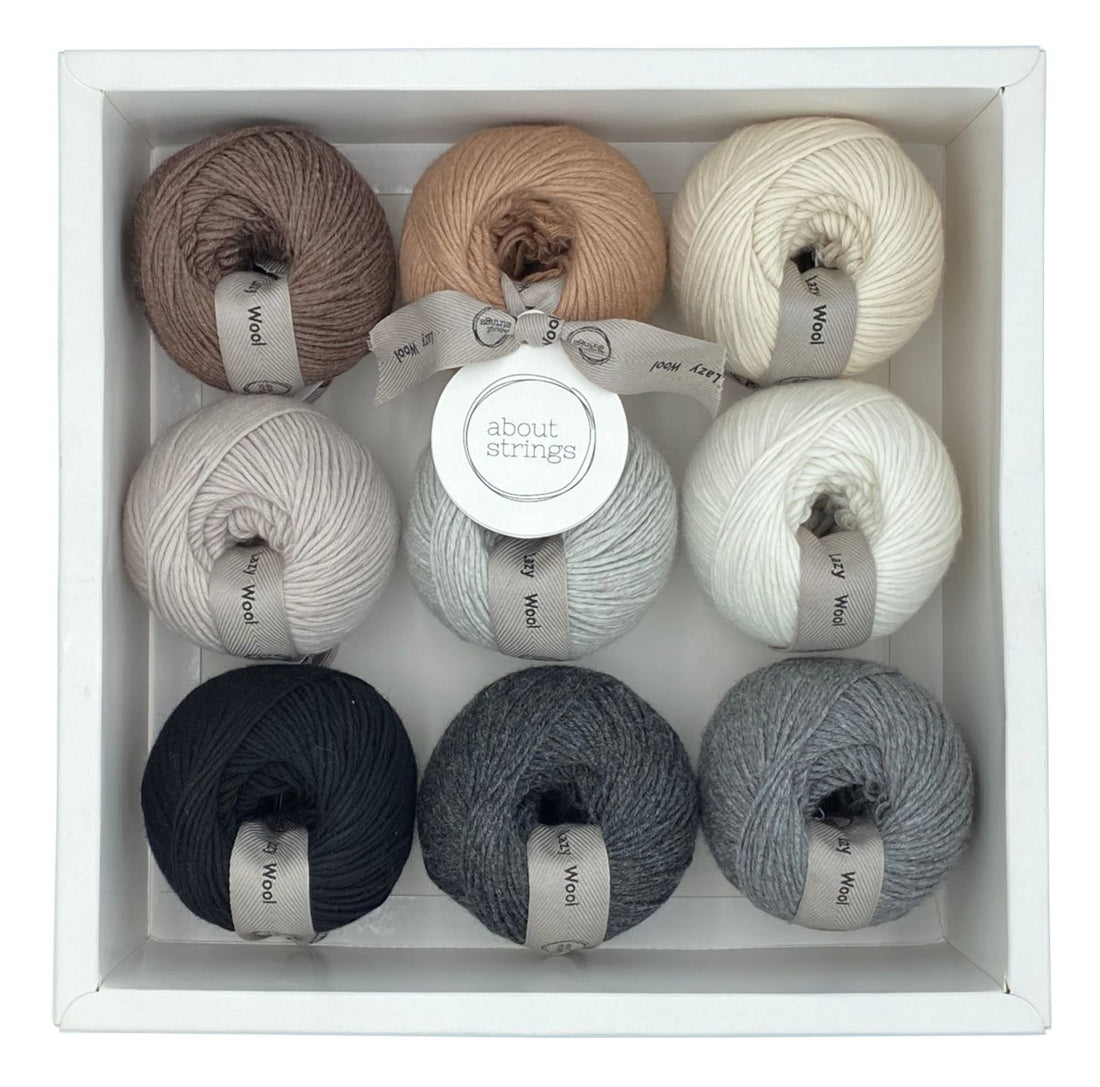 Lazy Wool Gift Set - Taupe